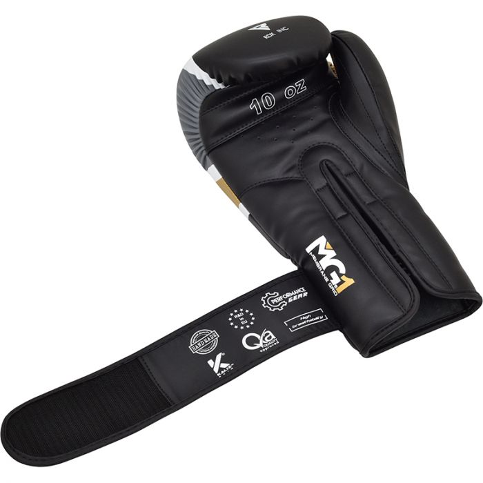Gants de Boxe Rdx F7 Ego - Noir/Doré