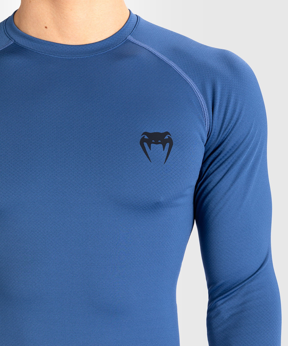 Venum Contender Herren Langärmeliger Rashguard - Blau