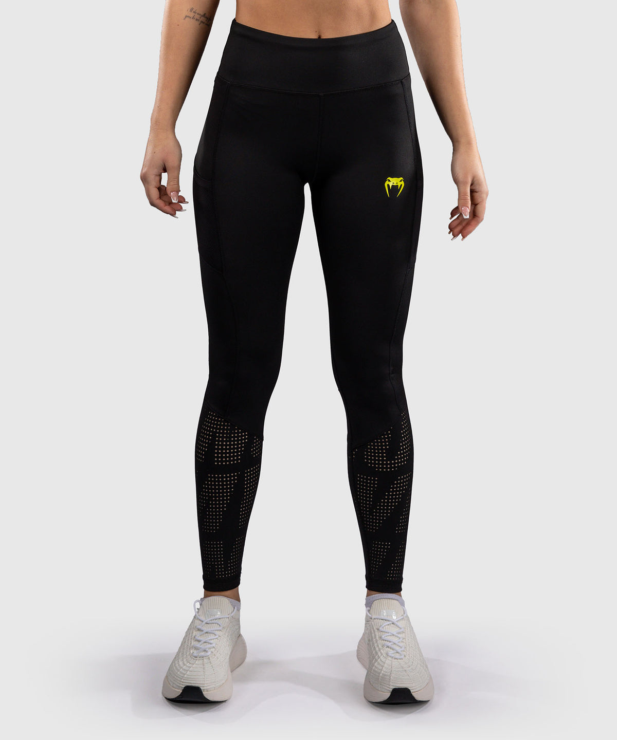 Venum Lazer Women's Leggings - Black/Yellow