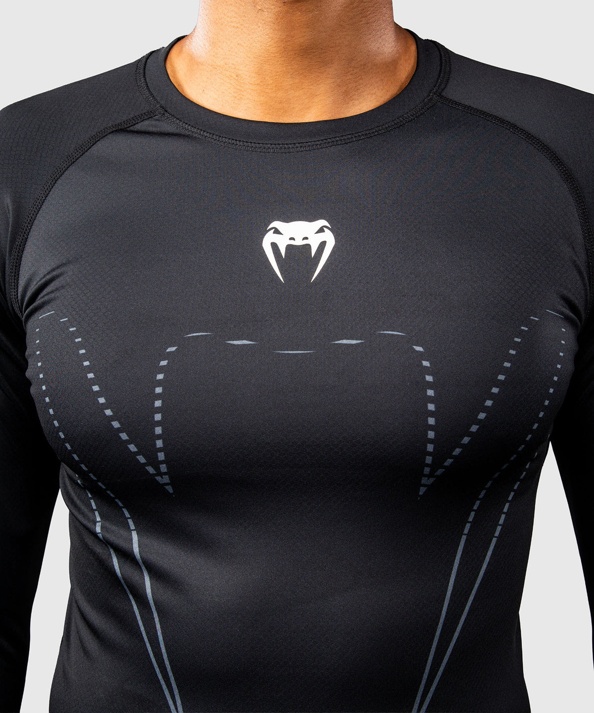 Rashguard à Manches Longues Venum Edge – Noir/Sable