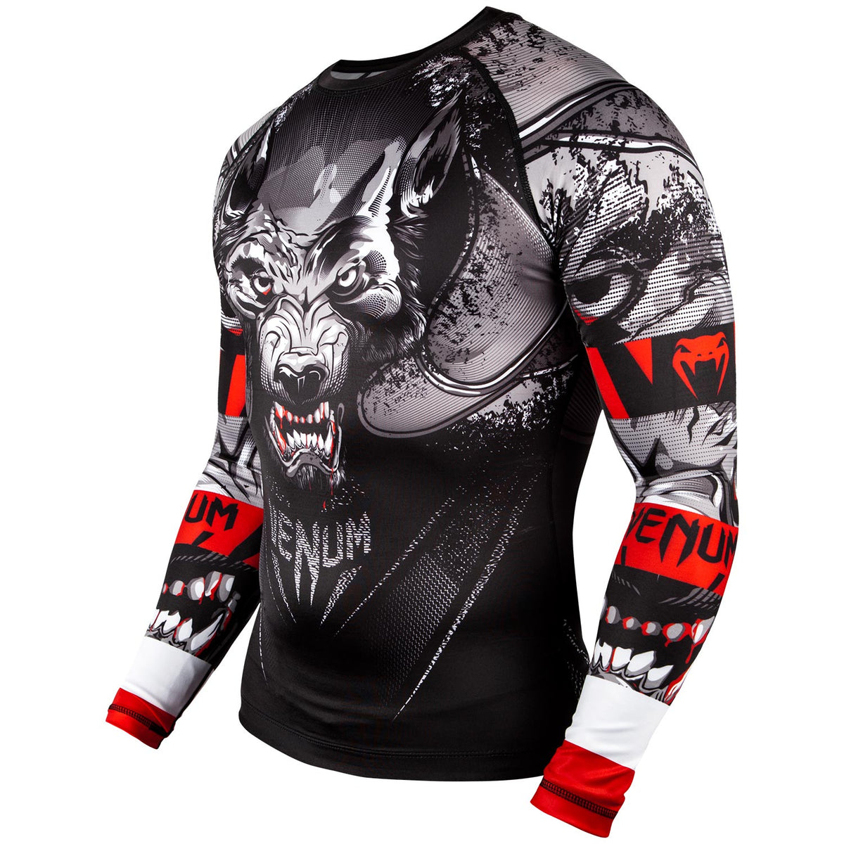 Rashguard Venum Werewolf - Long Sleeve - Black/Grey