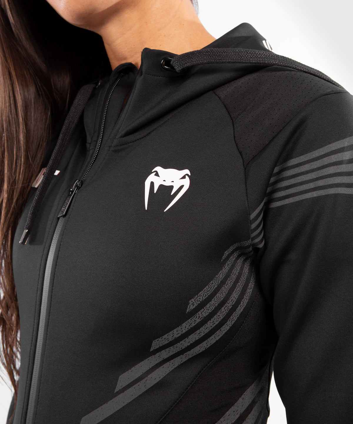 UFC Venum Authentic Fight Night Damen Walkout Hoodie - Schwarz