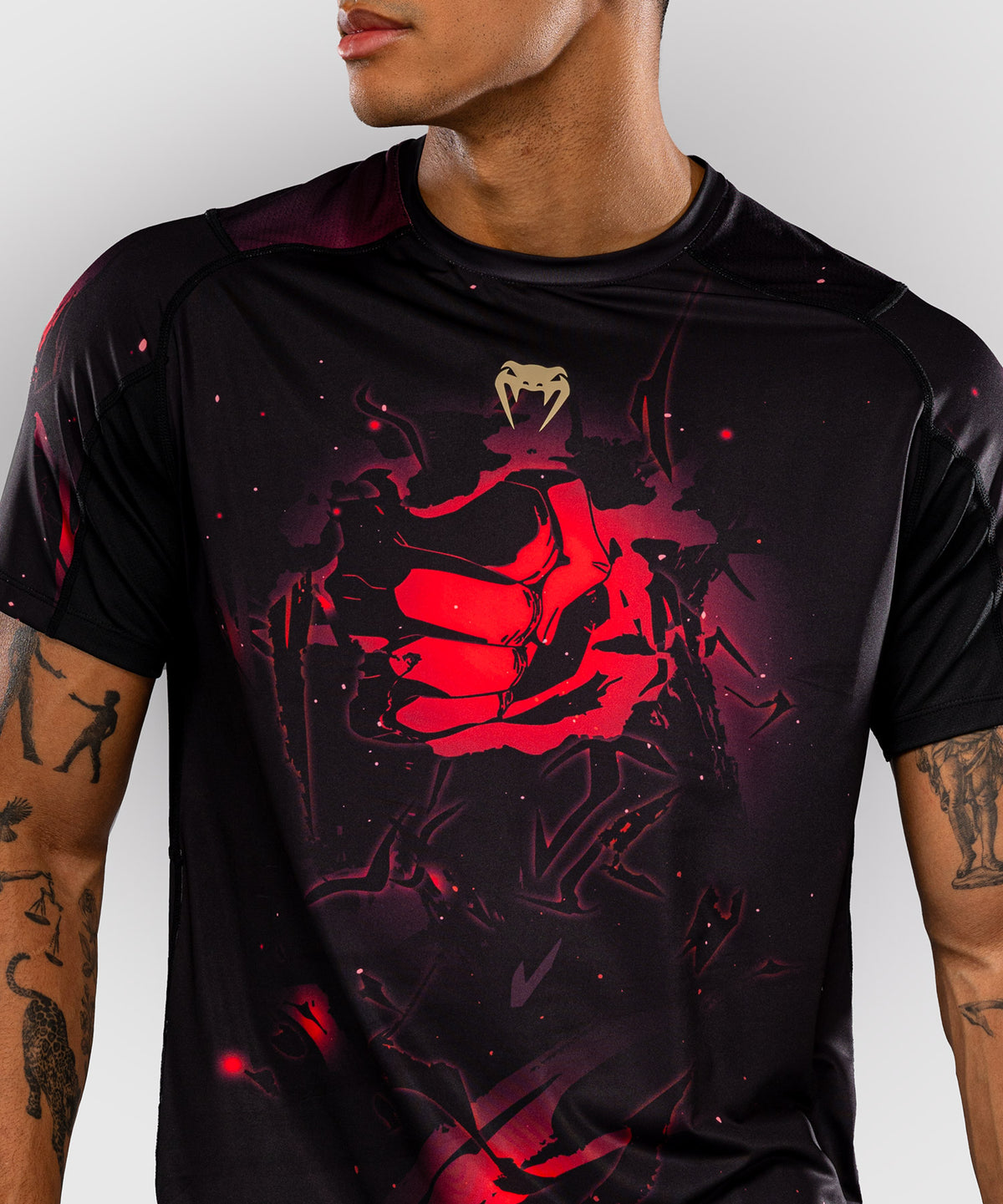 T-shirt Dry Tech Itadori Jujutsu Kaisen x Venum – Noir/Rouge