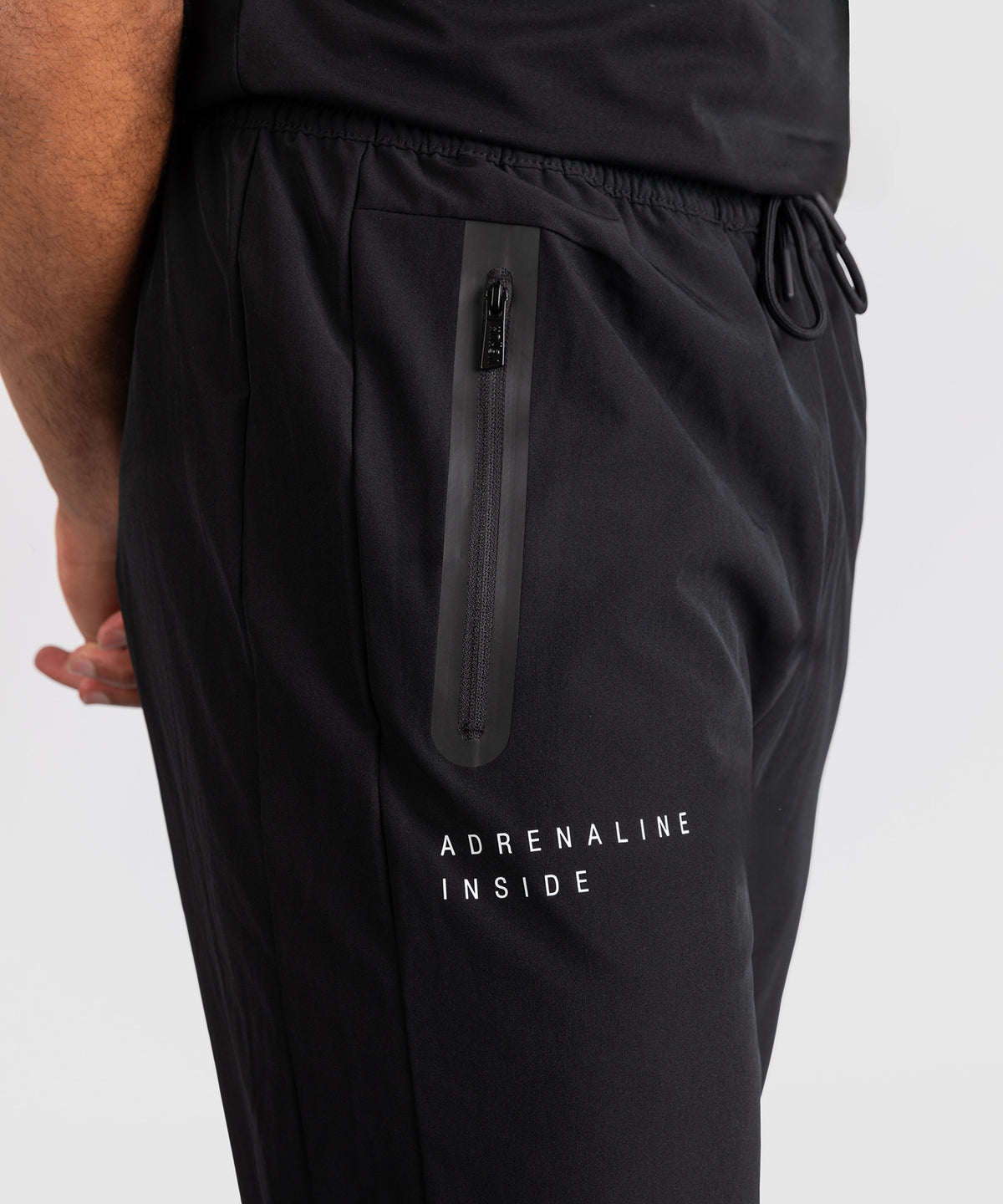 Venum Adrenaline Pantaloni da allenamento – Nero/Grigio Argento