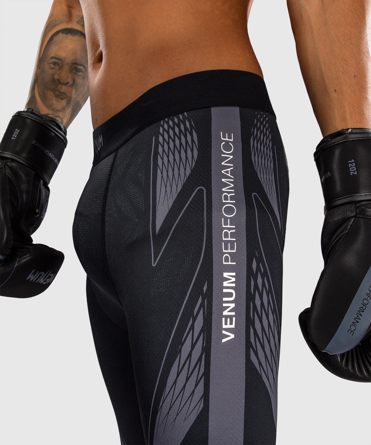 Venum Amazonia Reborn Pantaloni a compressione - Nero/Grigio