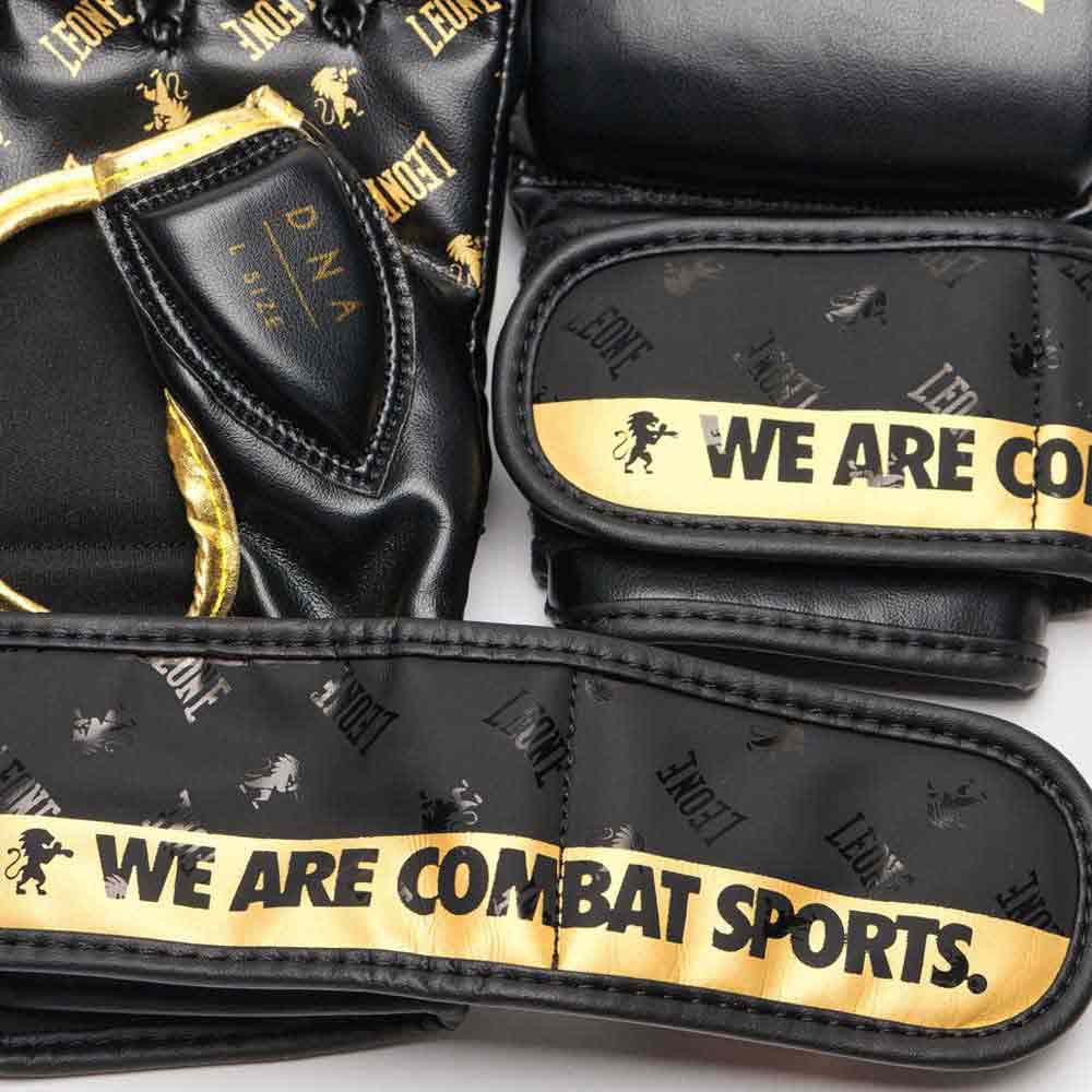 Leone DNA Guantoni da MMA - Nero/Oro