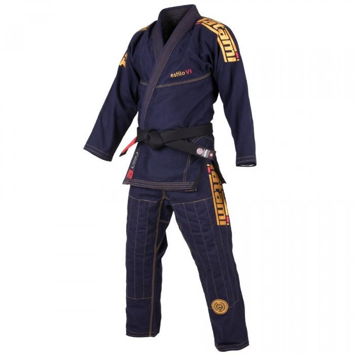 Tatami Fightwear Estilo 6.0 Kimono JJB - Blu Marino/Oro