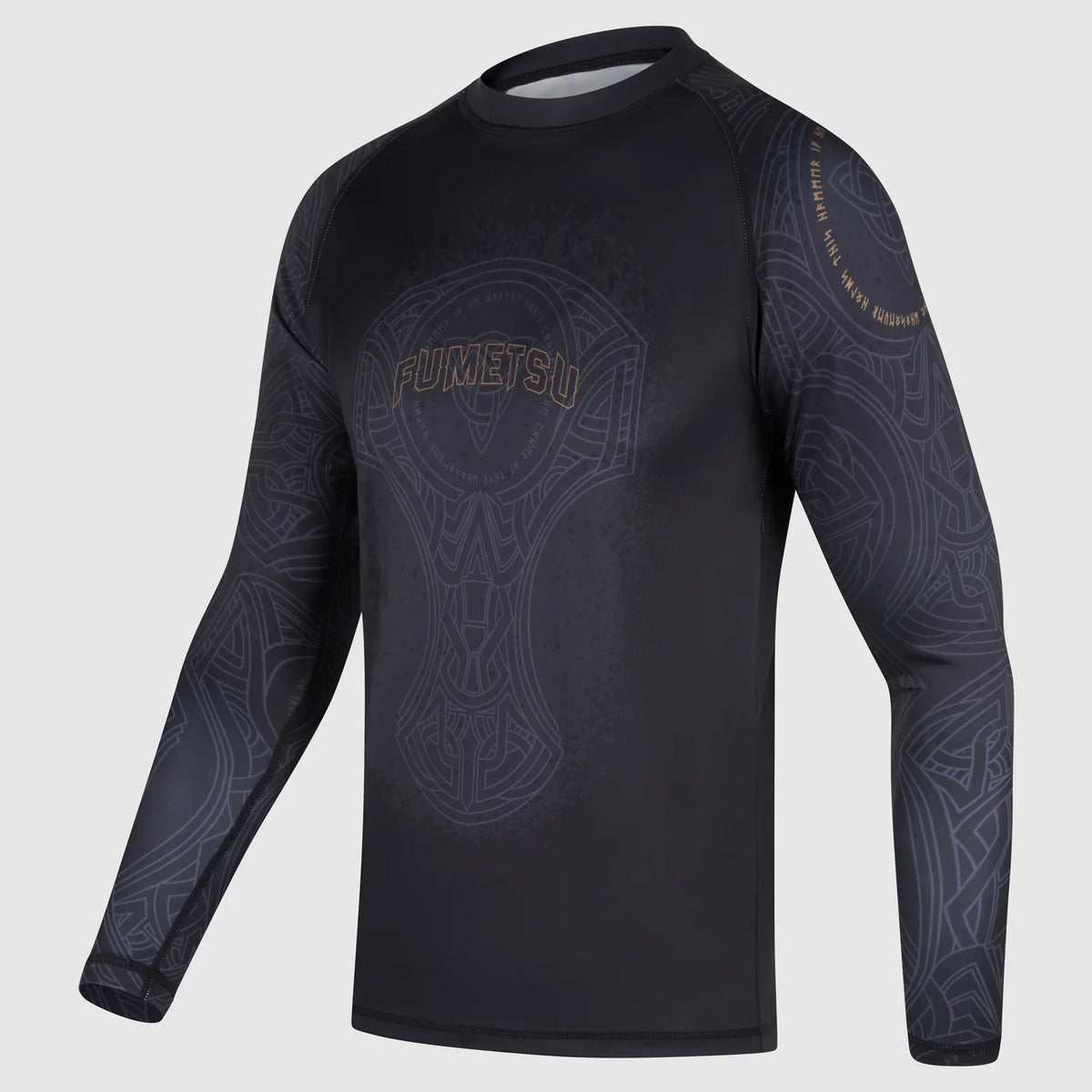 Fumetsu Mjolnir Rashguard a Maniche Lunghe - Nero/Bronzo
