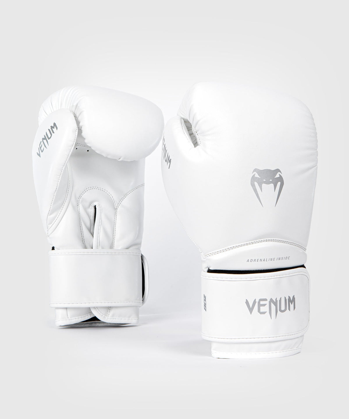 Gants de boxe Venum Contender 1.5 pour enfants - Blanc/Argent