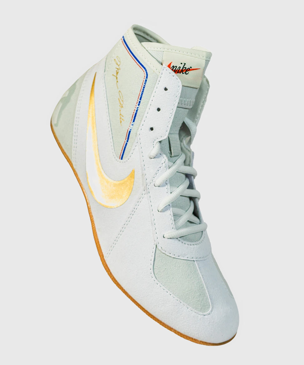 Chaussures de lutte Nike Footsweep 2 SE - Blanc/Or/Gomme