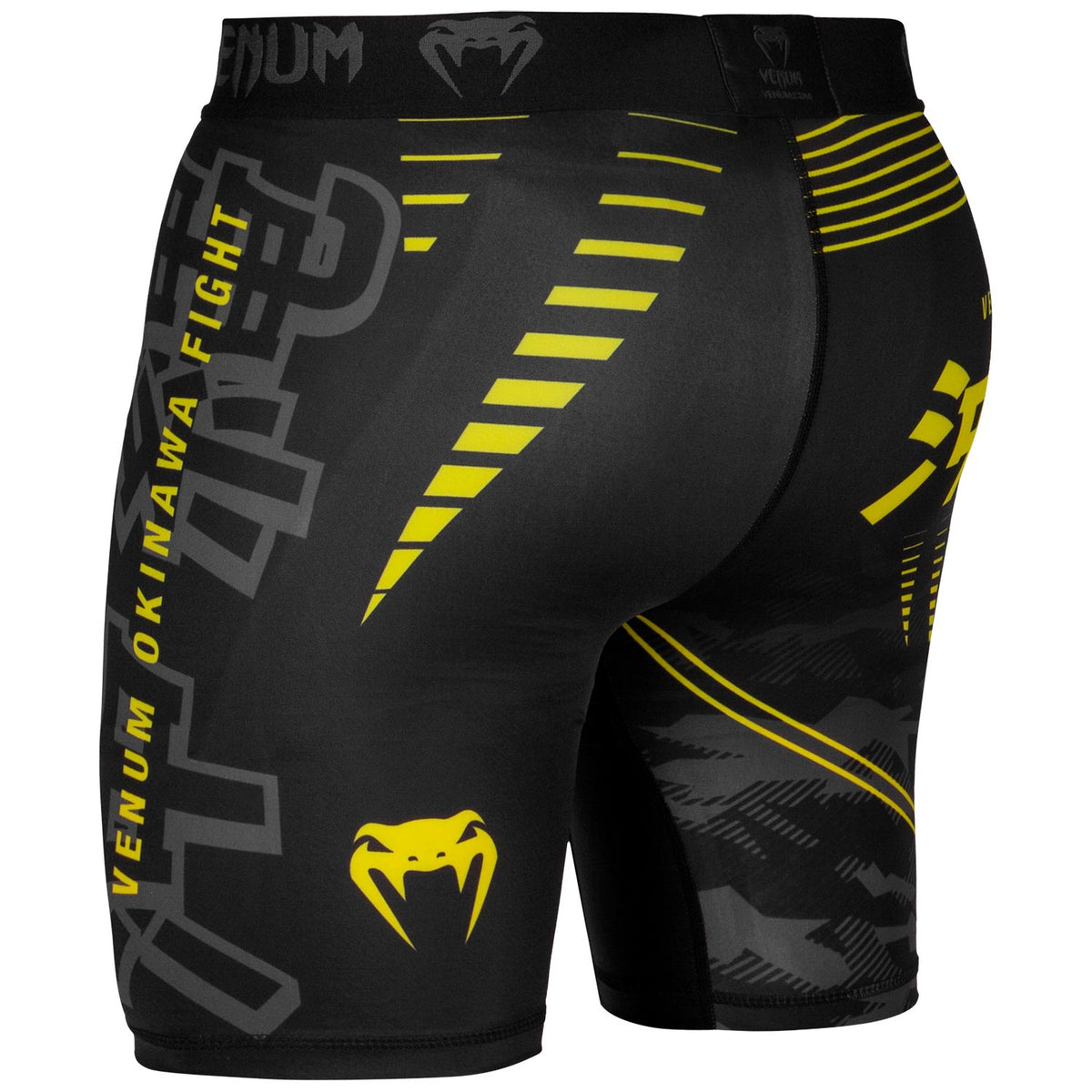 Venum Okinawa 2.0 Kompressionsshort - Schwarz/Gelb