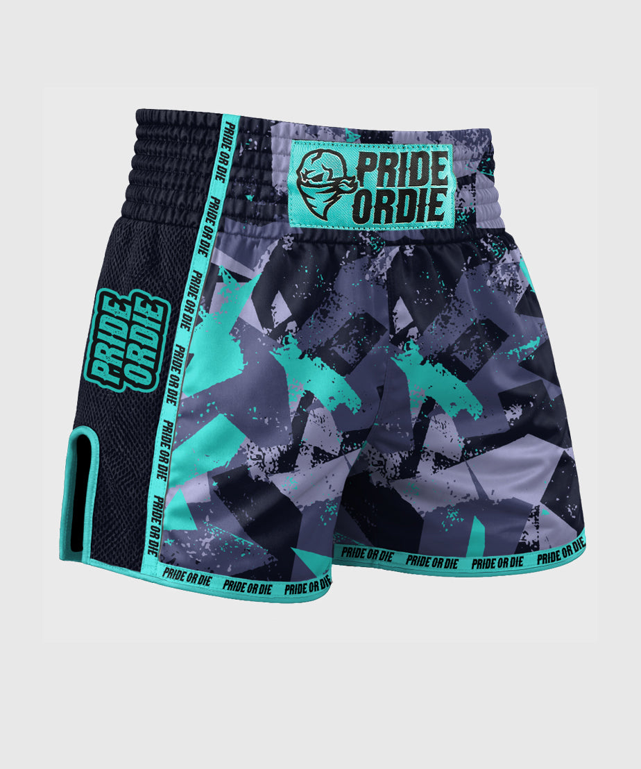 Pride Or Die Reckless 2.0 Pantaloncini da Muay Thai - Nero