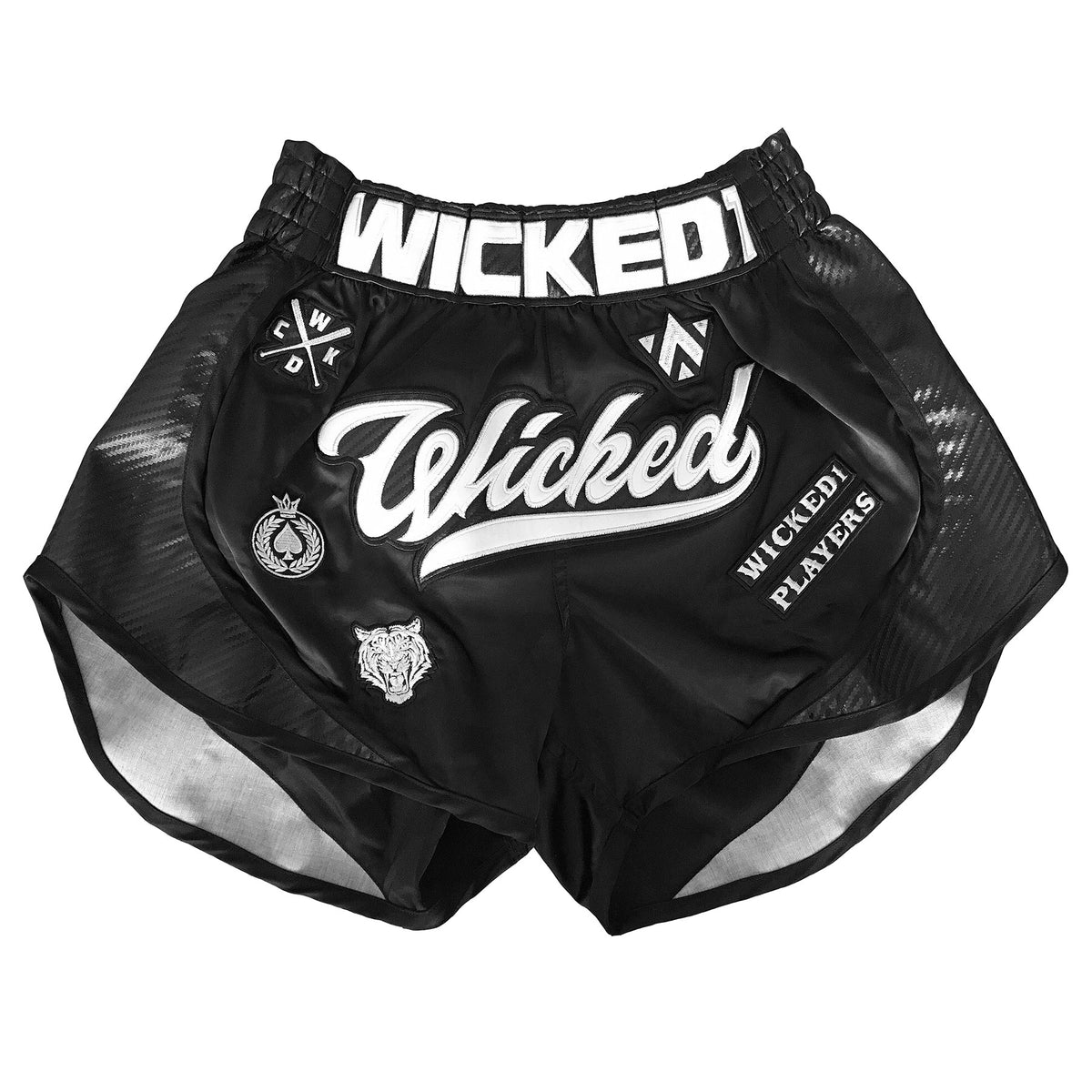 Wicked One Squad Muay Thai Shorts - Black