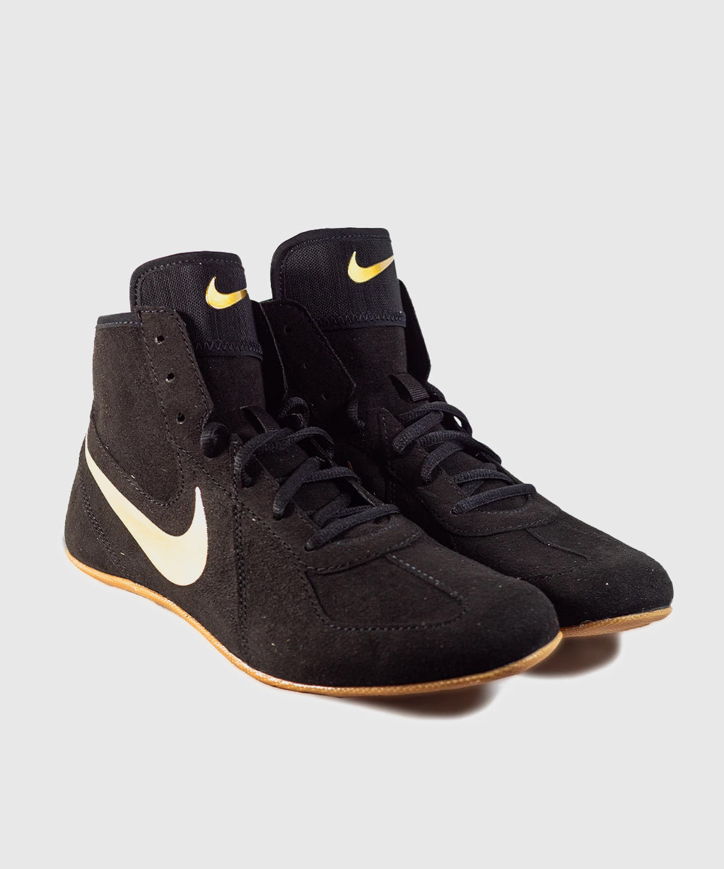 Chaussures de lutte Nike Footsweep 2 - Noir/Or/Gomme