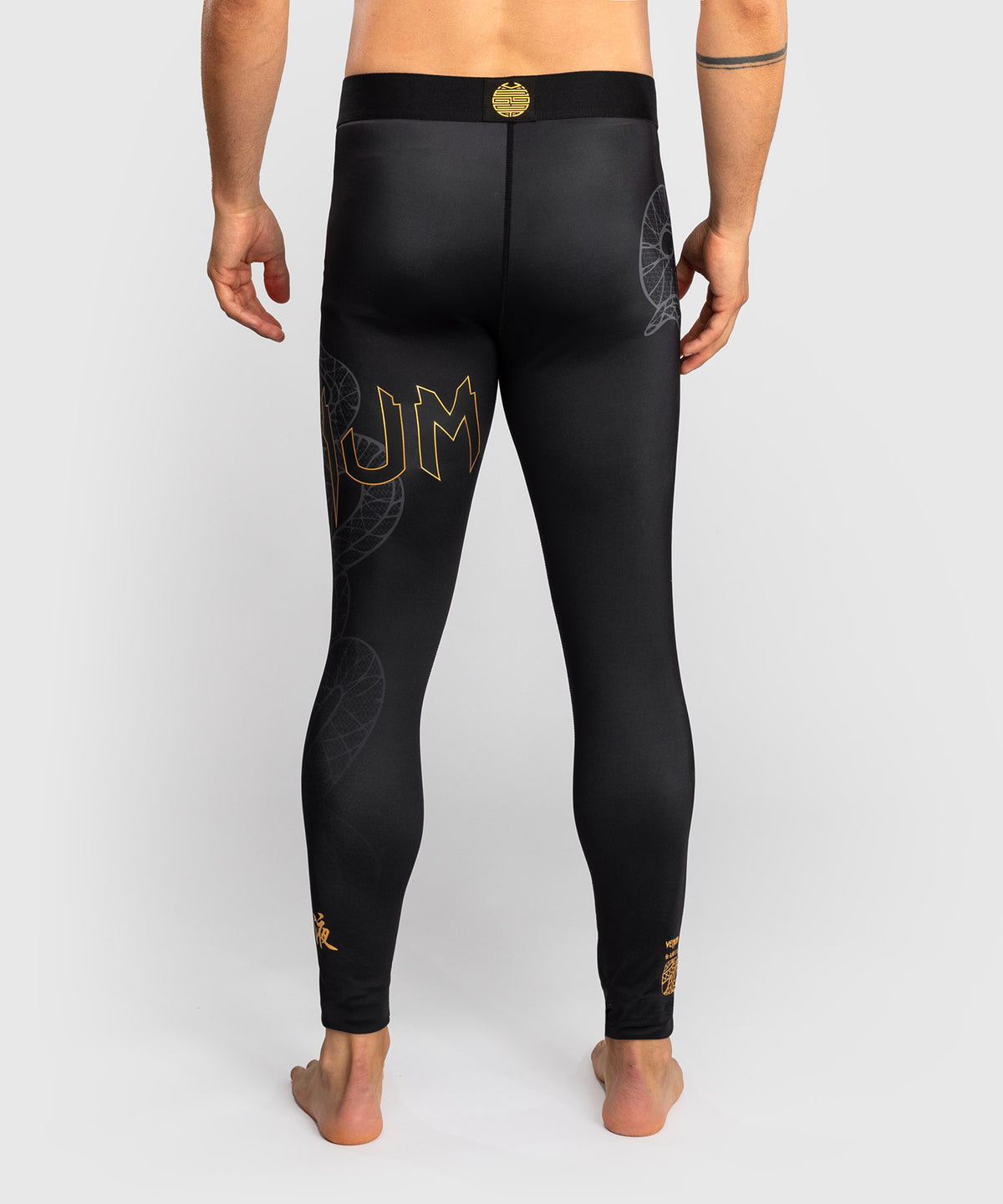 Venum Serpenti Pantaloni aderenti – Nero/Argento/Oro