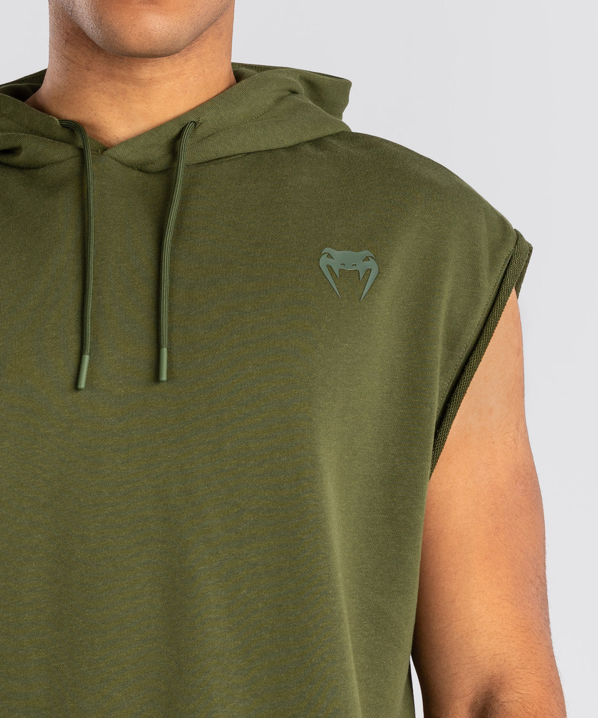 Venum Divide Sudadera con Capucha Sin Mangas - Verde Militar
