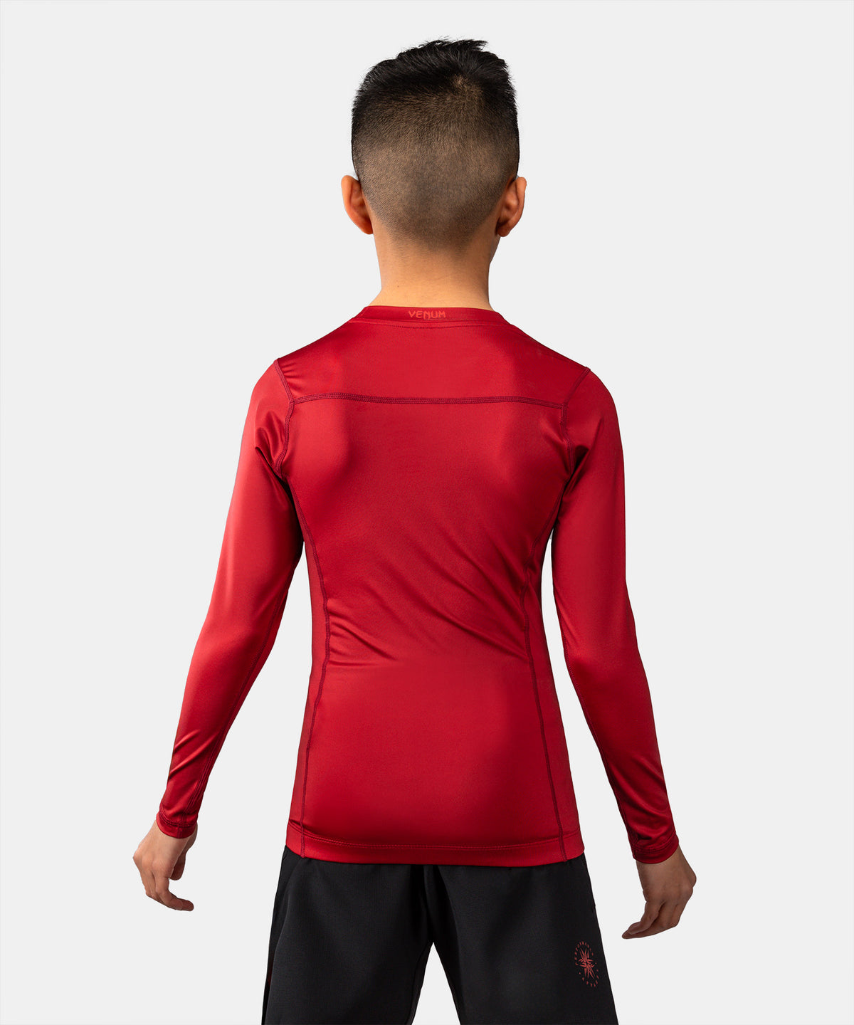 Venum Attack Langarm Rashguard - Schwarz/Rot
