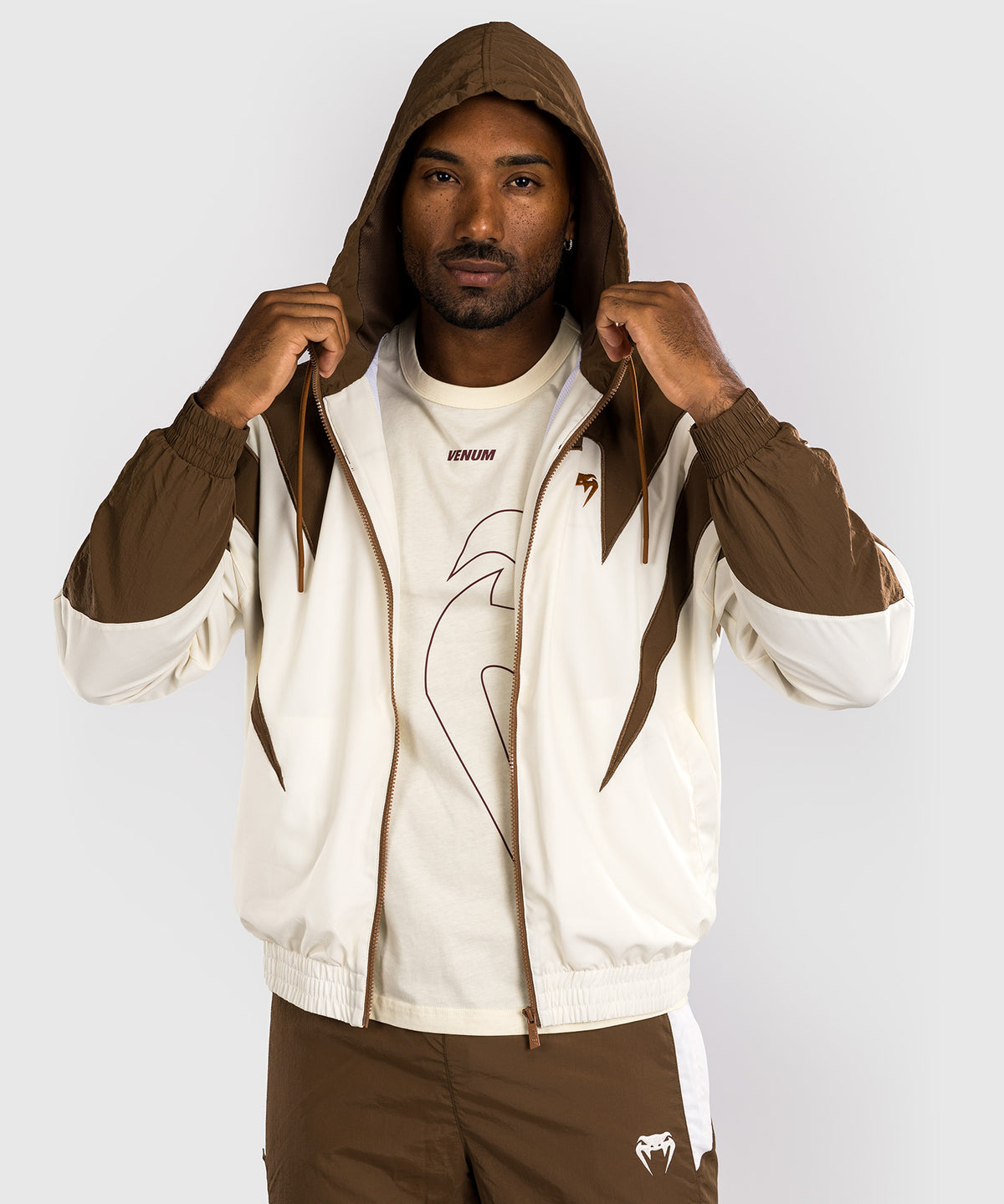Venum Attack 90 Tracksuit Jacket - Dark Brown