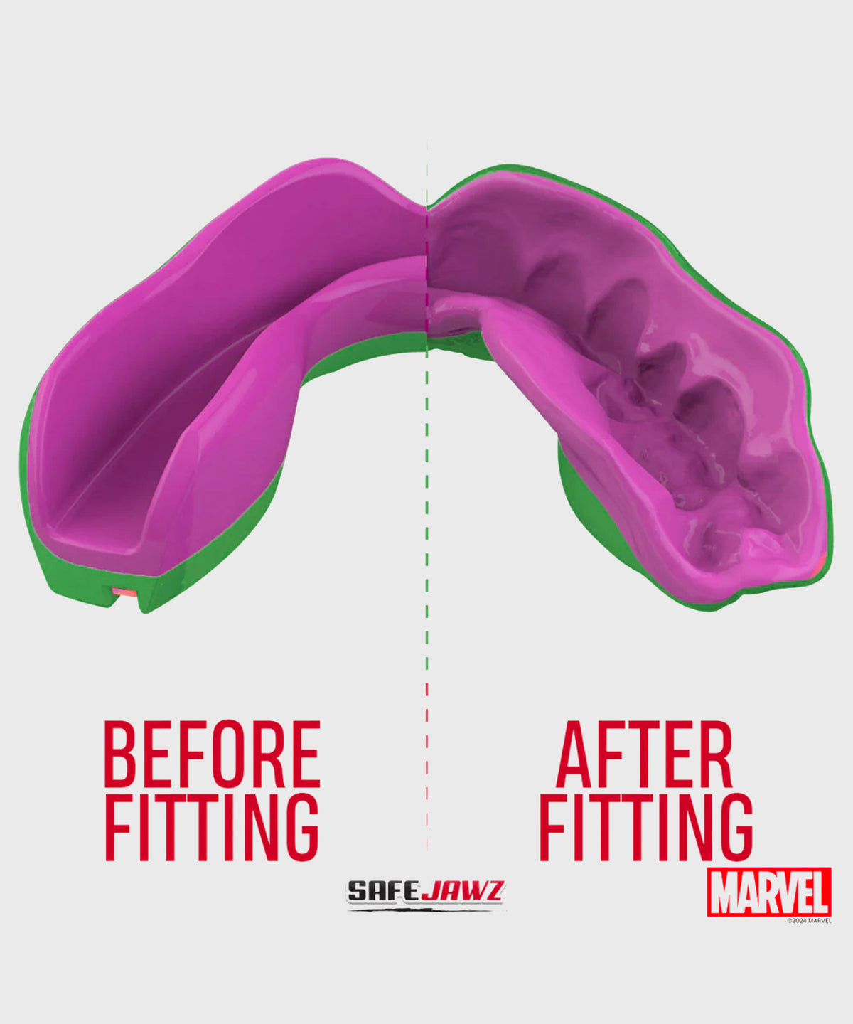 Safejawz Marvel - The Hulk Zahnschutz - Grün