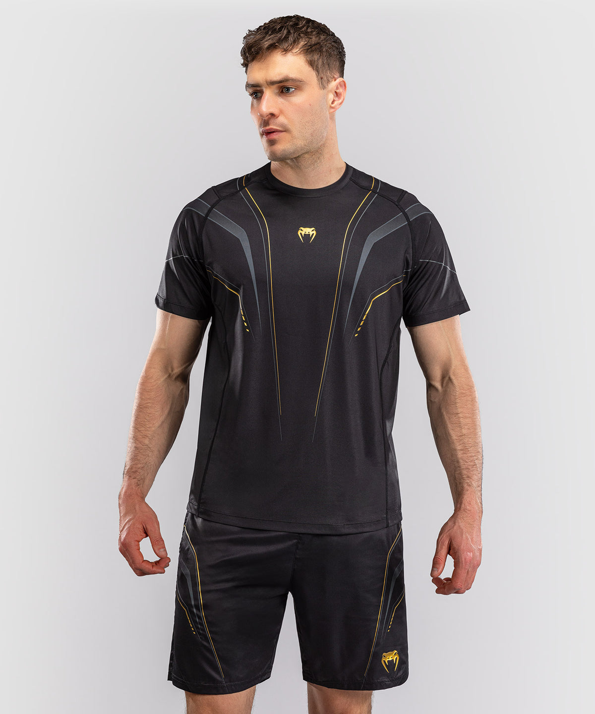 Venum Streamline Maglietta Dry Tech – Nero/Oro