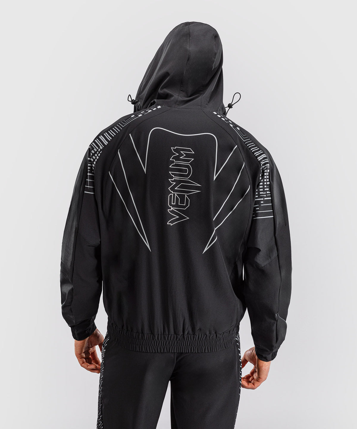 Venum Midnight Fury Trainingsjacke – Mitternachtsblau/Grau/Silber