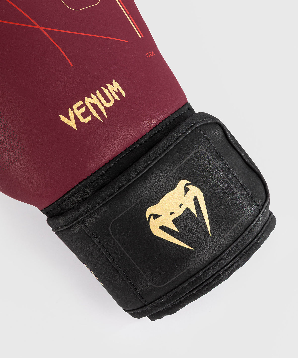 Venum Tactical XT Guantes de boxeo - Negro/Burdeos/Oro