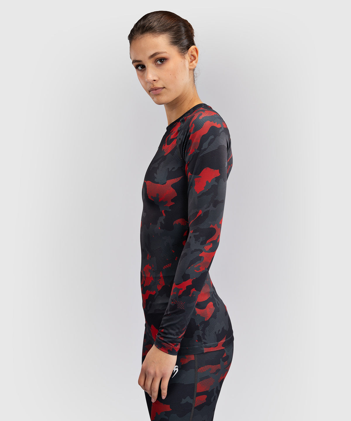 Venum x Sophia Rose Urban Red Camo Damen Langarm Rashguard