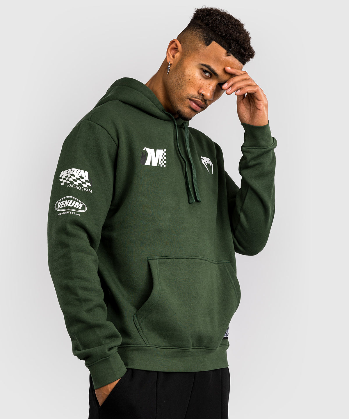 Venum Motorsport Sudadera con Capucha - Bosque Profundo