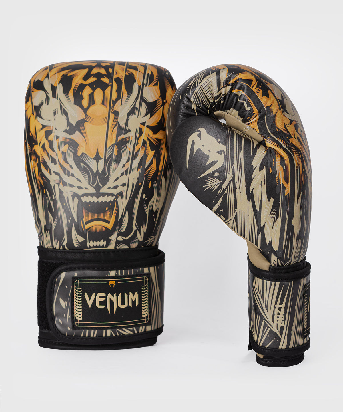 Venum Tiger Guantes de Boxeo - Negro/Naranja Neón
