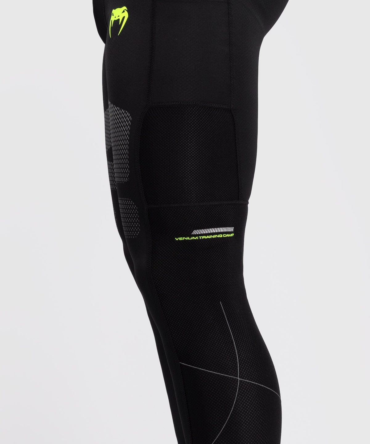Venum Training Camp 4.0 Spats - Black/Neon Green