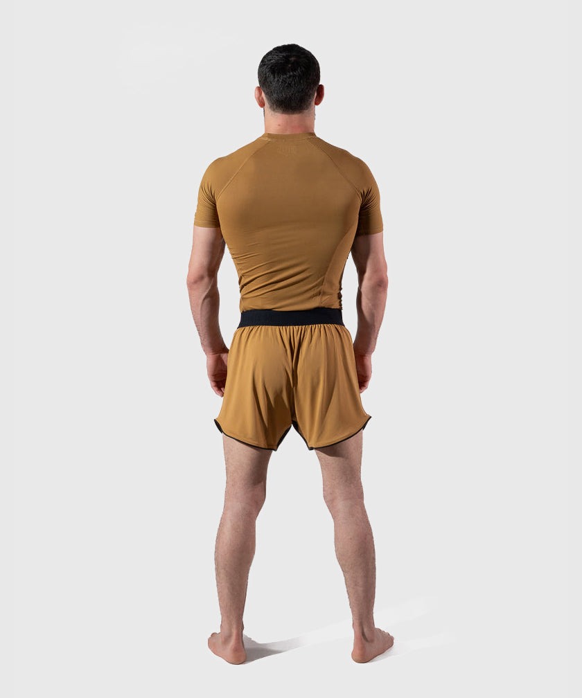 Metal Boxe Caucasian Hills Fight Shorts - Beige