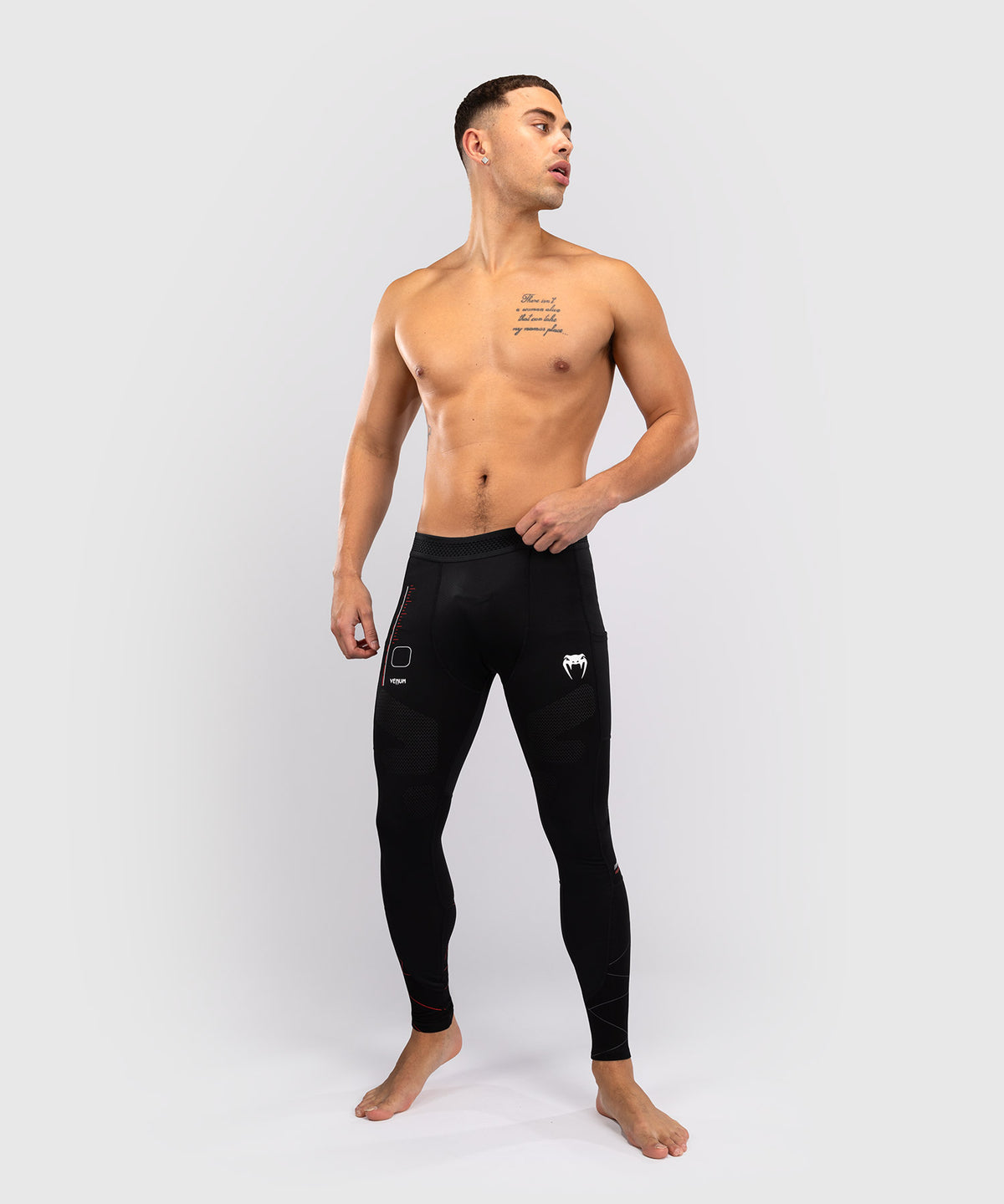 Venum Tactical XT Polainas - Negro/rojo de fuego