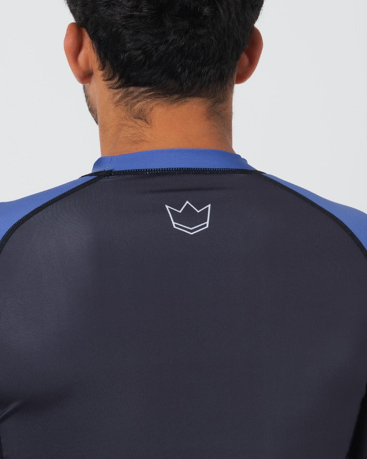 Rashguard À Manches Longues Kingz Ranked Performance V2 - Bleu