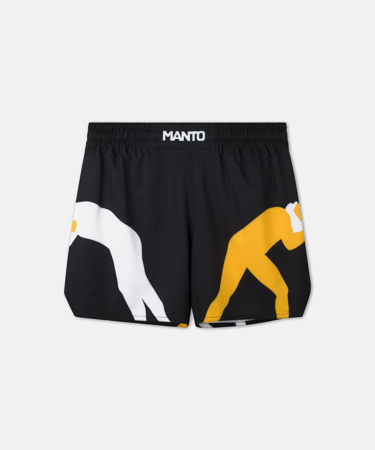Manto Logo Fight Shorts - Black