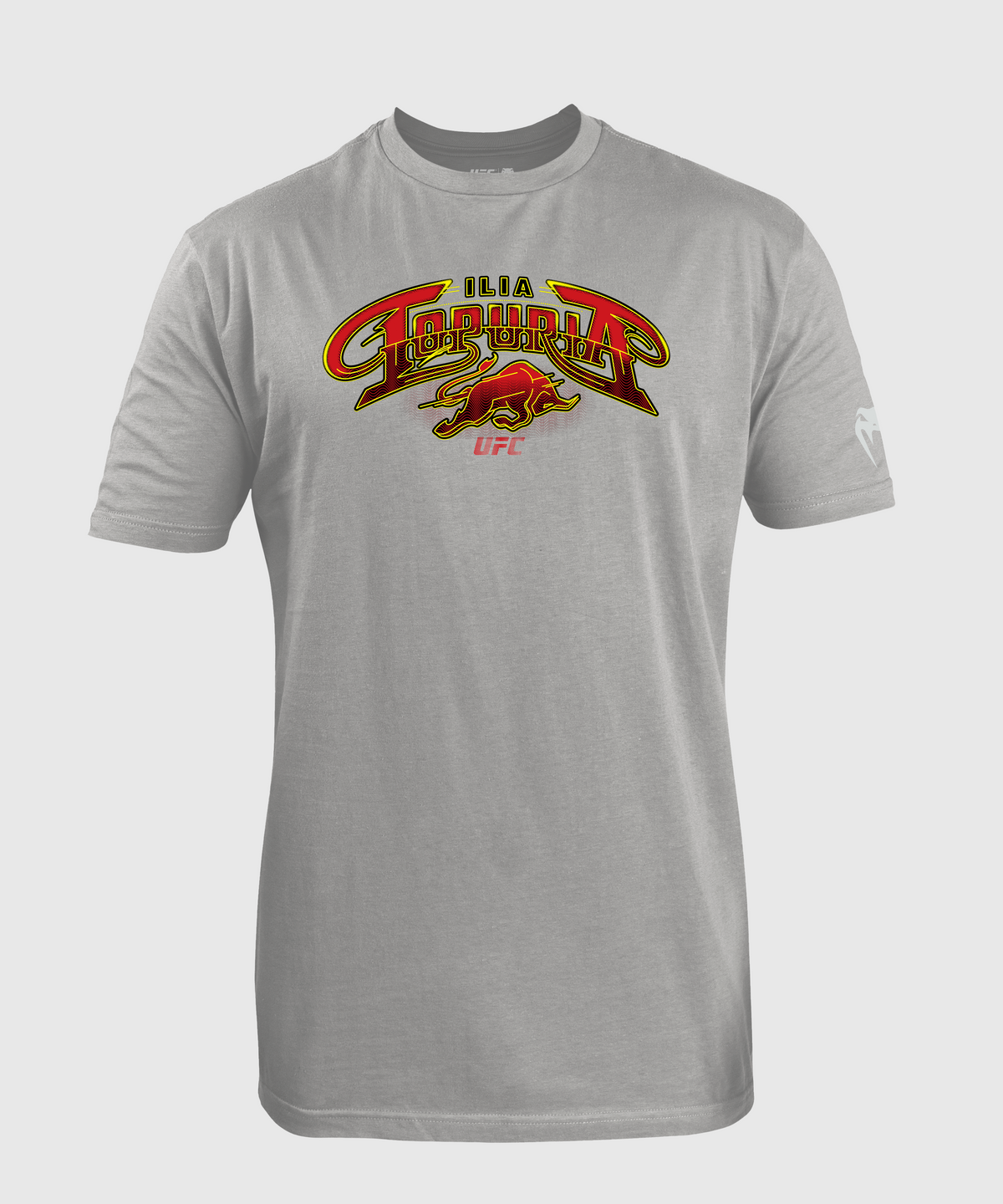 T-Shirt UFC Unrivaled by Venum Ilia Topuria - Gris Mélangé