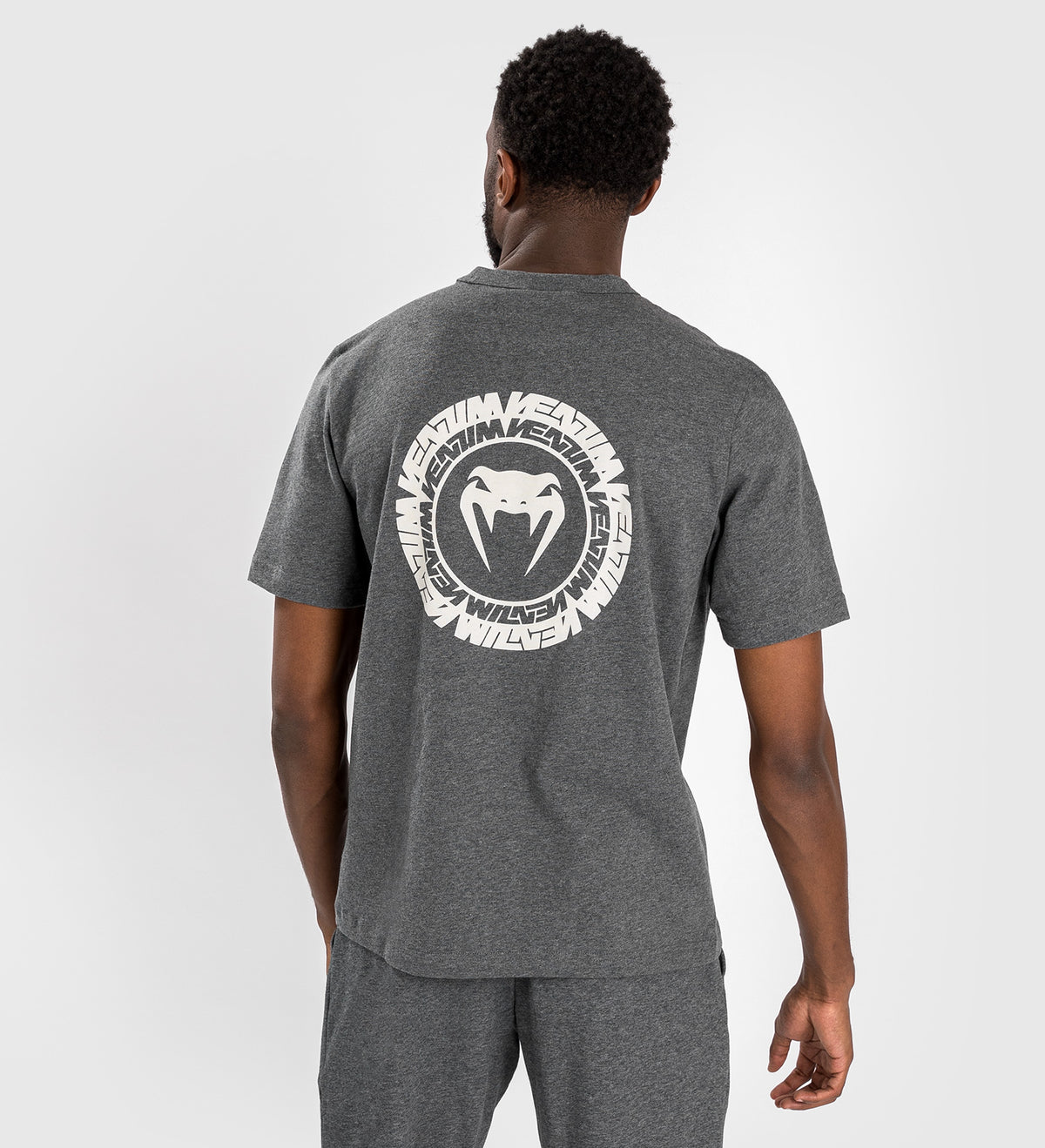 Venum Vortex XL Camiseta para Hombre - Gris Jaspeado Oscuro