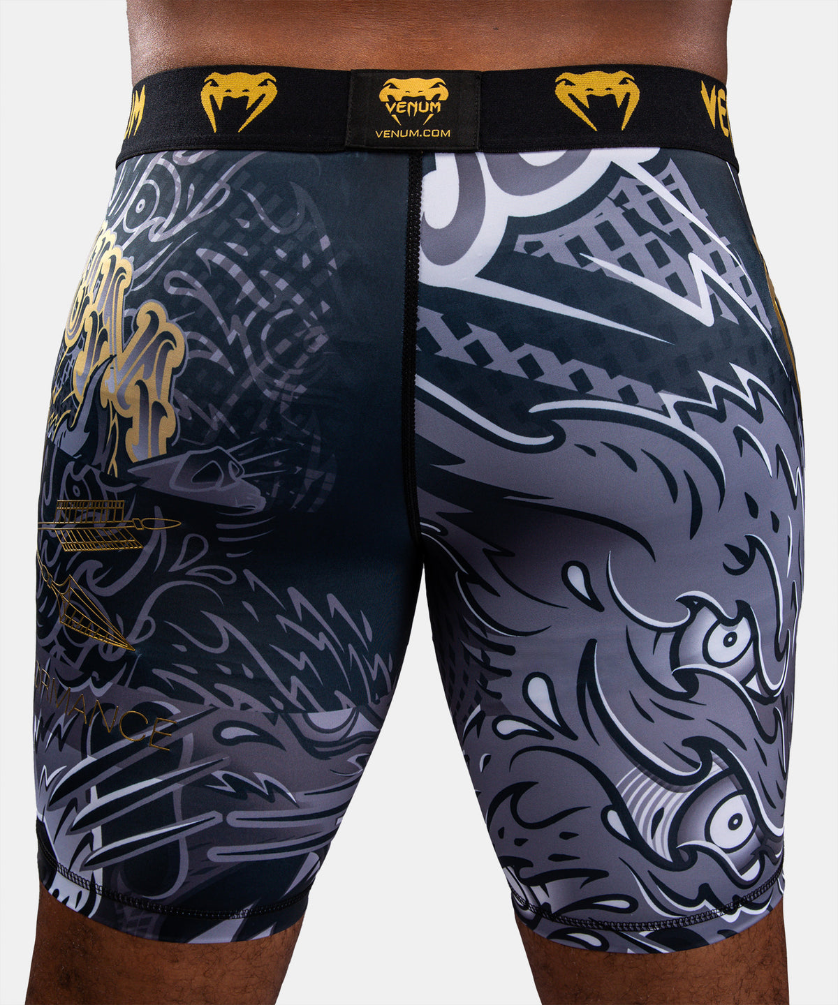 Short de Compression Venum Wolf Atak – Noir/Gris
