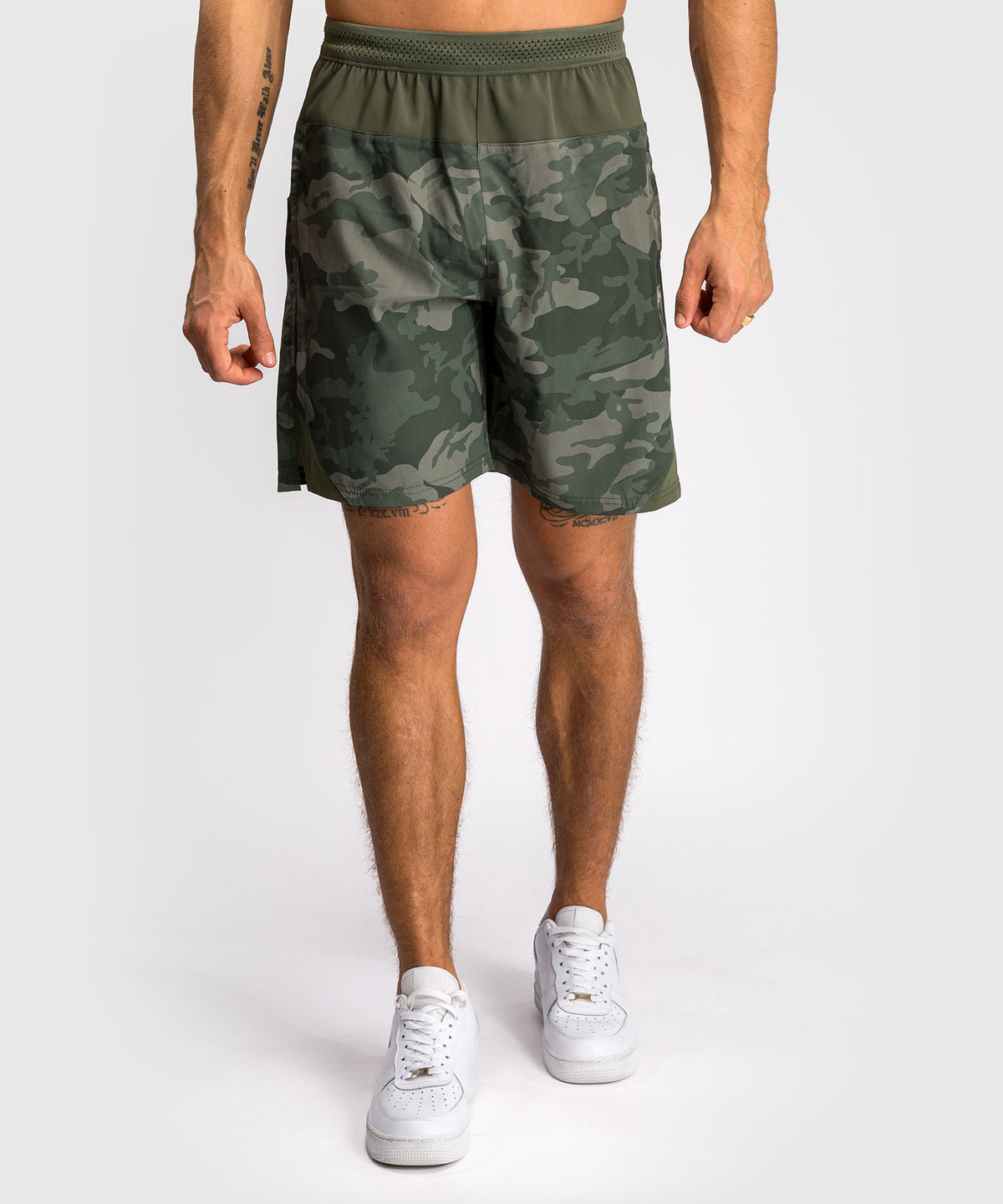 Venum G-Fit Air Pantalones Cortos de Entrenamiento para Hombre - Camuflaje Militar