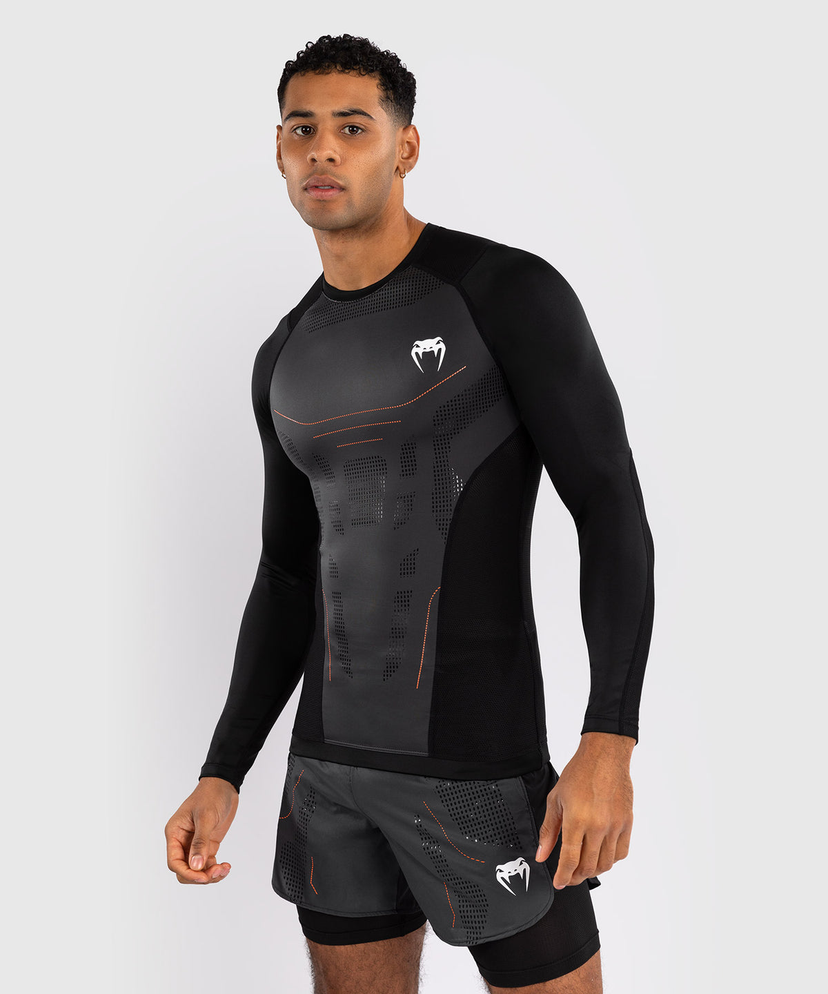 Venum Technical 3.0 Camiseta de Manga Larga Rashguard - Grafito