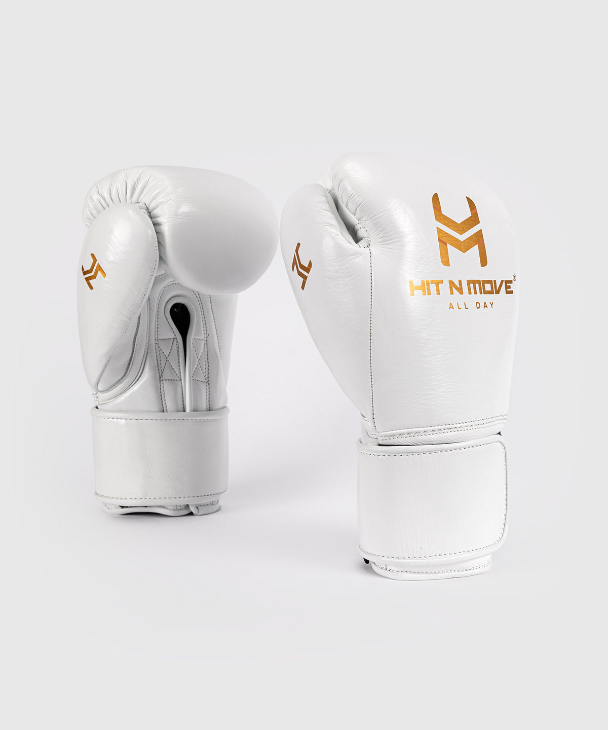 Hit N Move All Day® Pro Boxing Gloves - White