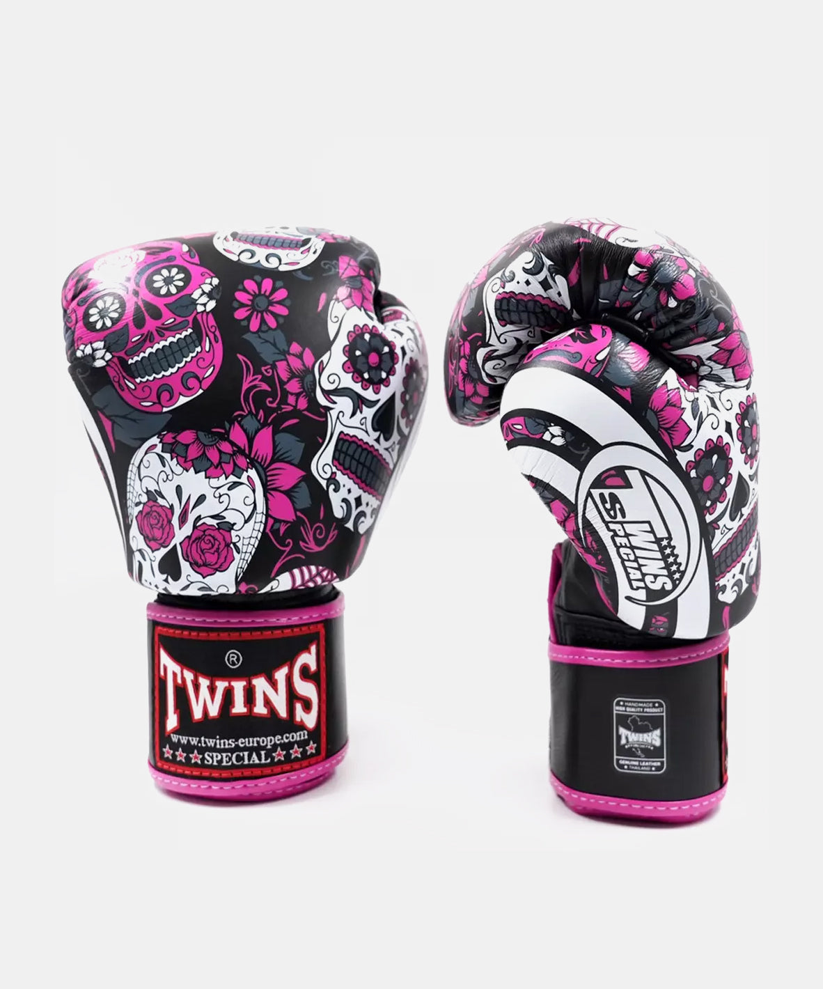 Twins Special Fantasy 4 Skull Guantes de Boxeo - Rosa