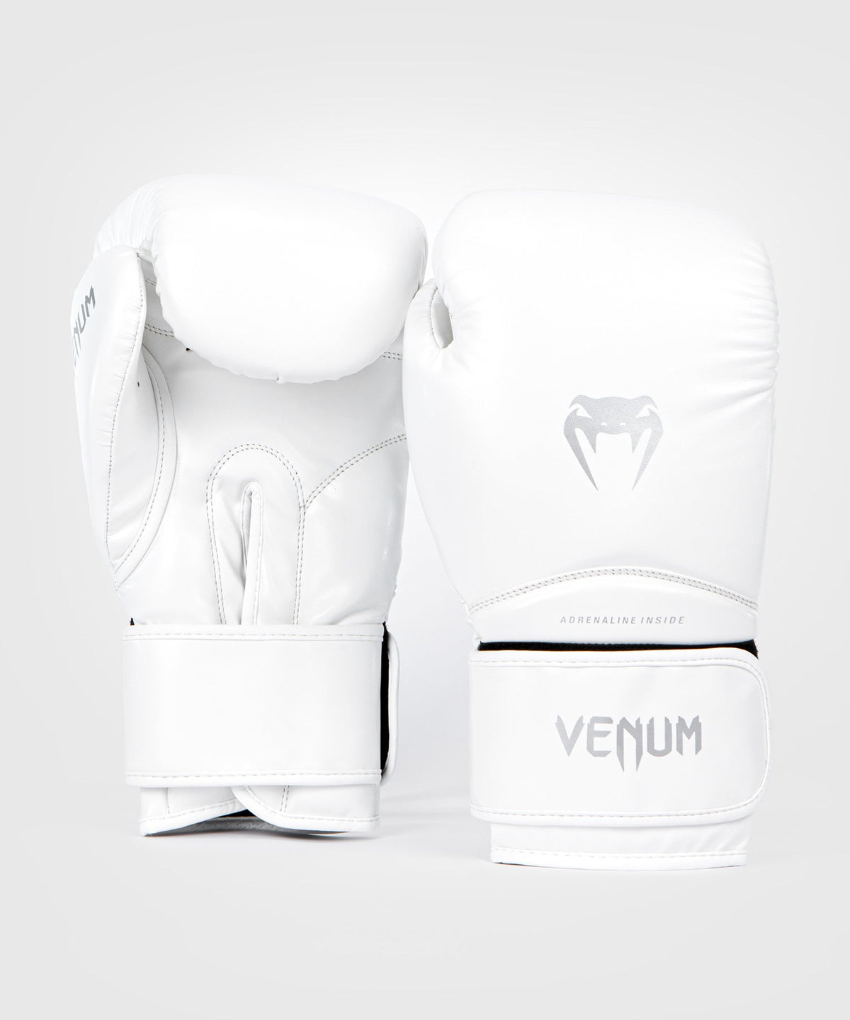 Gants de boxe Venum Contender 1.5 pour enfants - Blanc/Argent