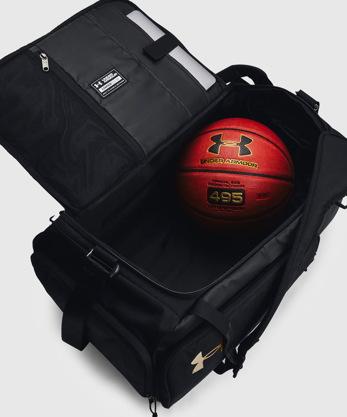 Sac À Dos De Sport Under Armour Ua Contain Duo - Noir/Or