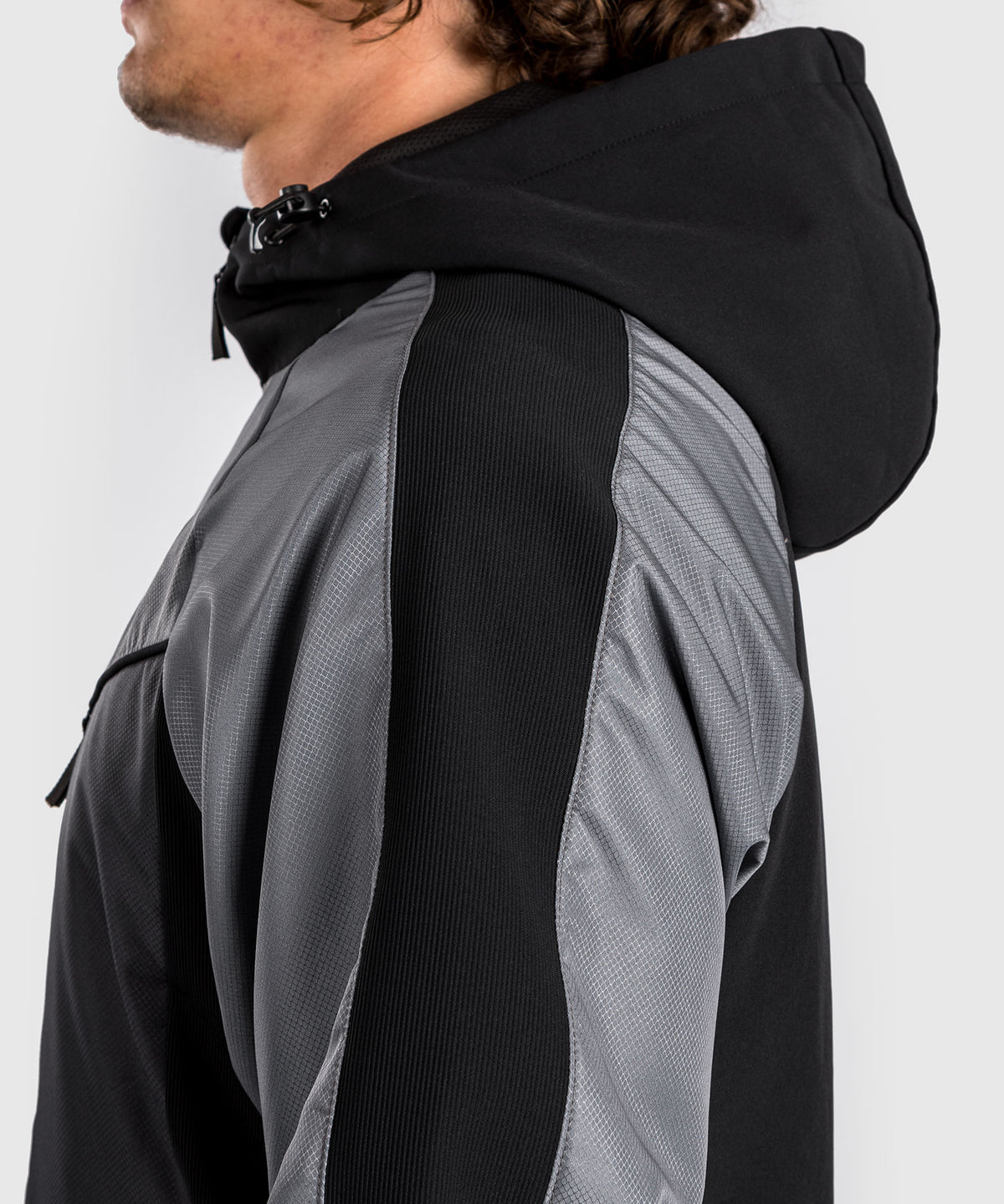 Venum Laser 3.0 Track Jacket - Negro/Gris