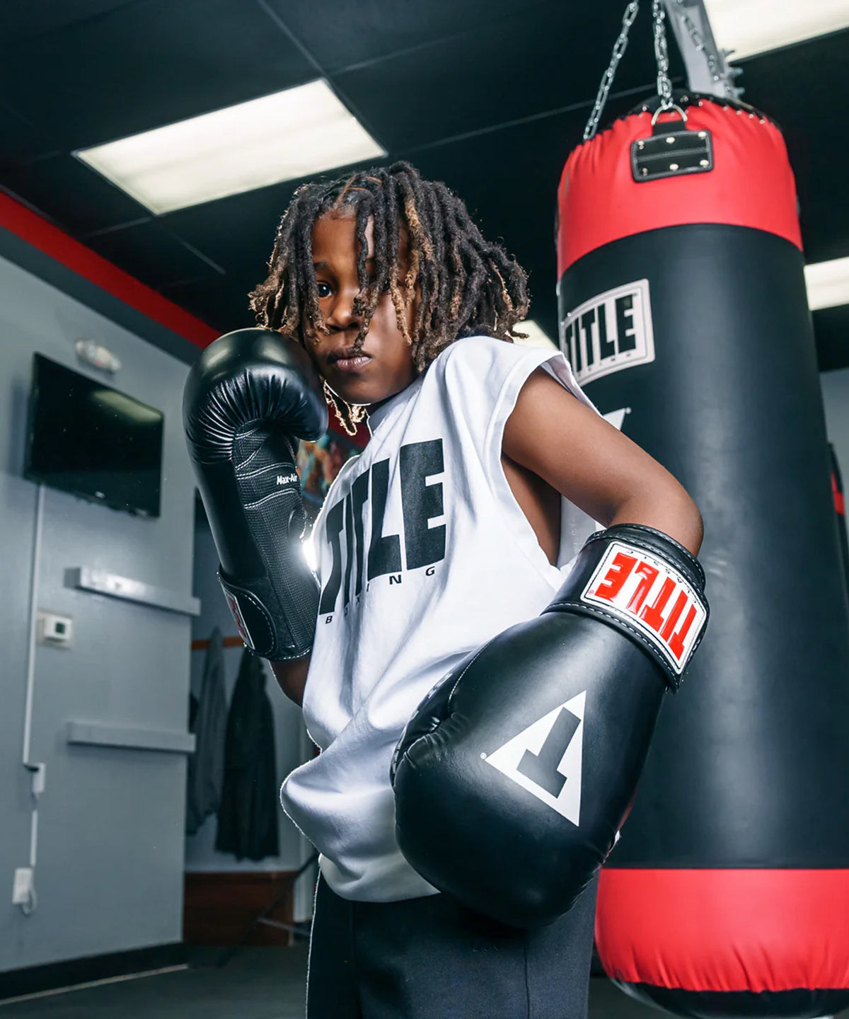 Title Boxing Black-Max Guantoni da Boxe - Nero
