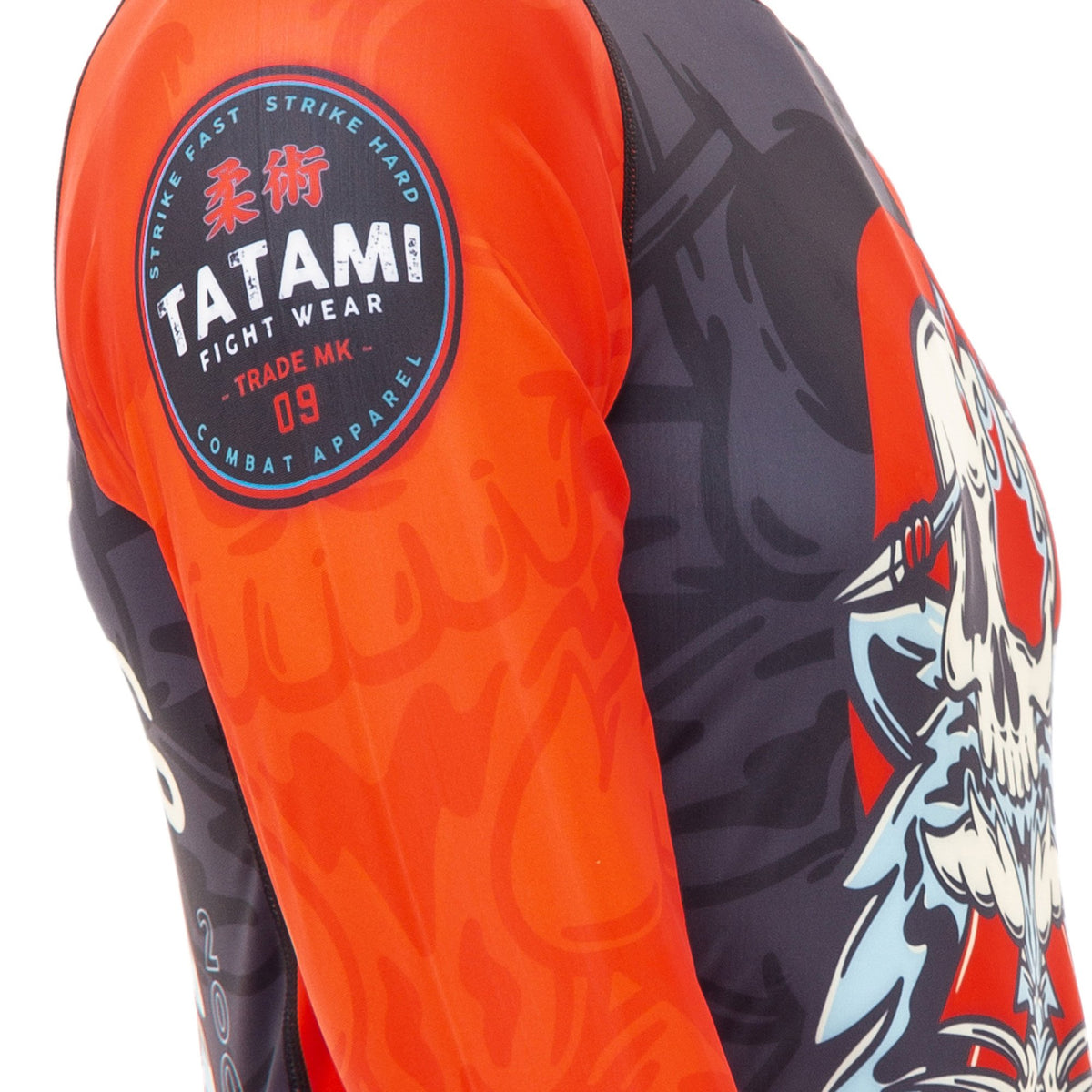 Tatami Fightwear Head Hunter Eco Tech Recycled Long Sleeve Compression T-shirt - Black/Red