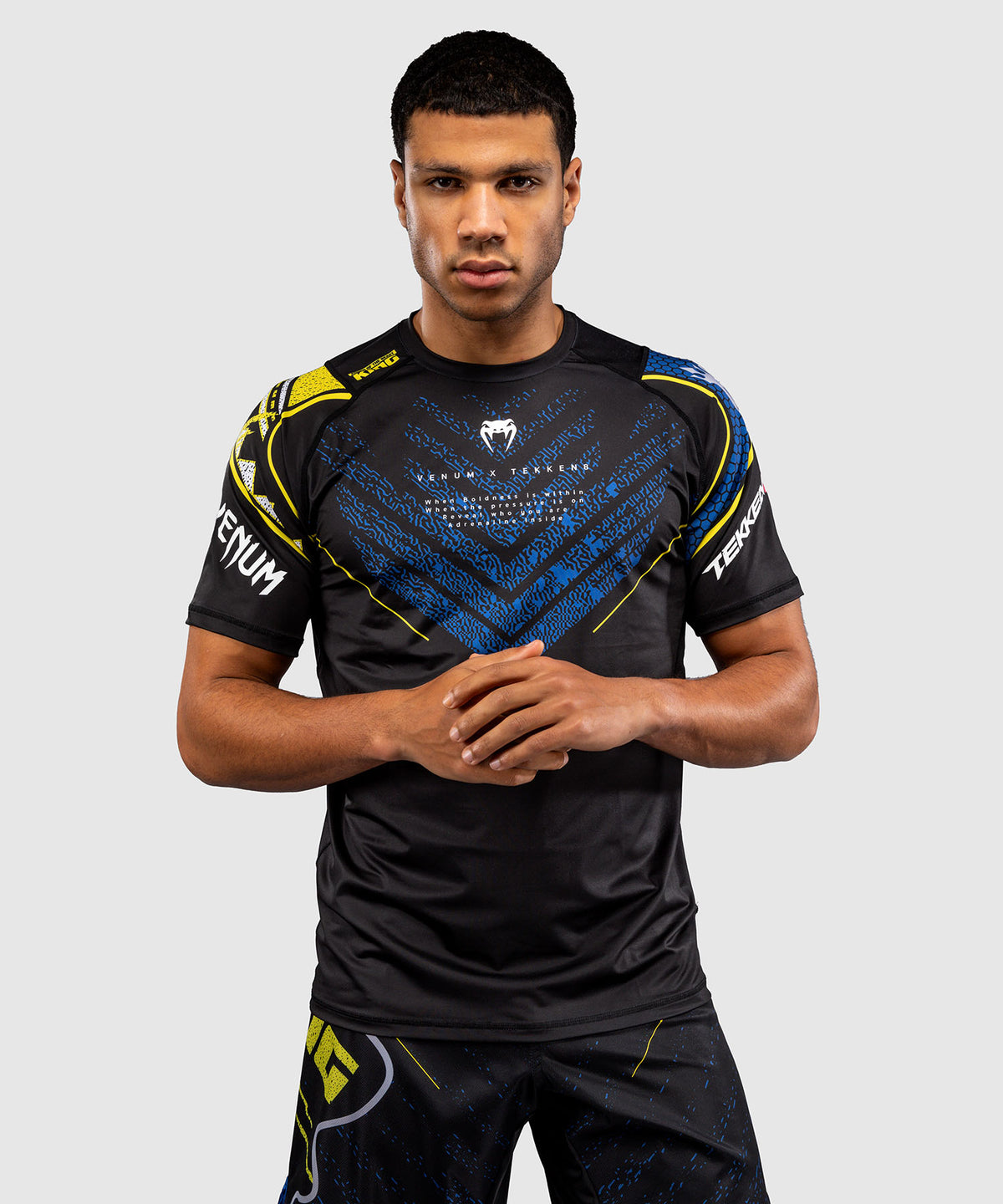 Venum x TEKKEN 8 Camiseta Dry-Tech King - Negro/Amarillo