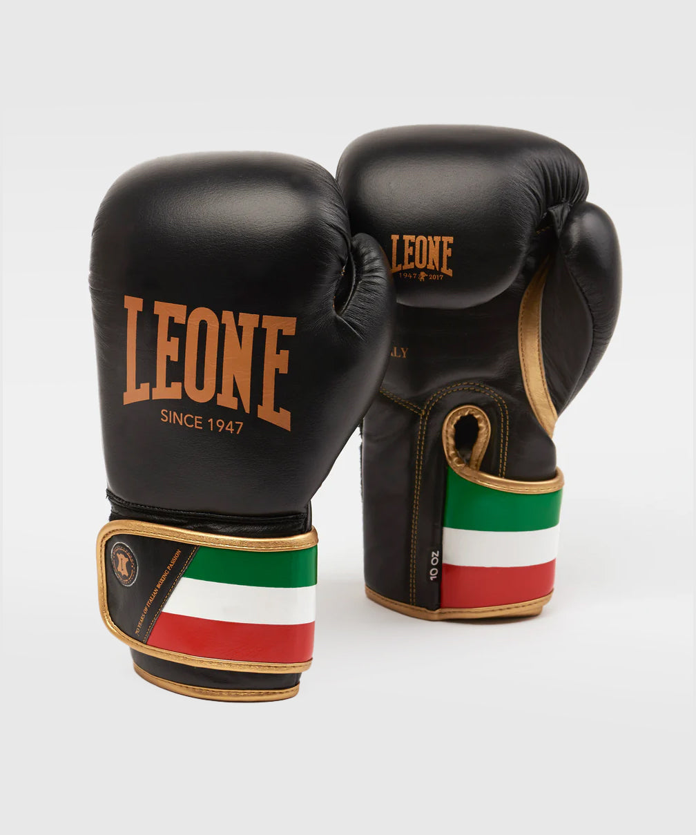 Leone Italy 47 Boxing Gloves - Black