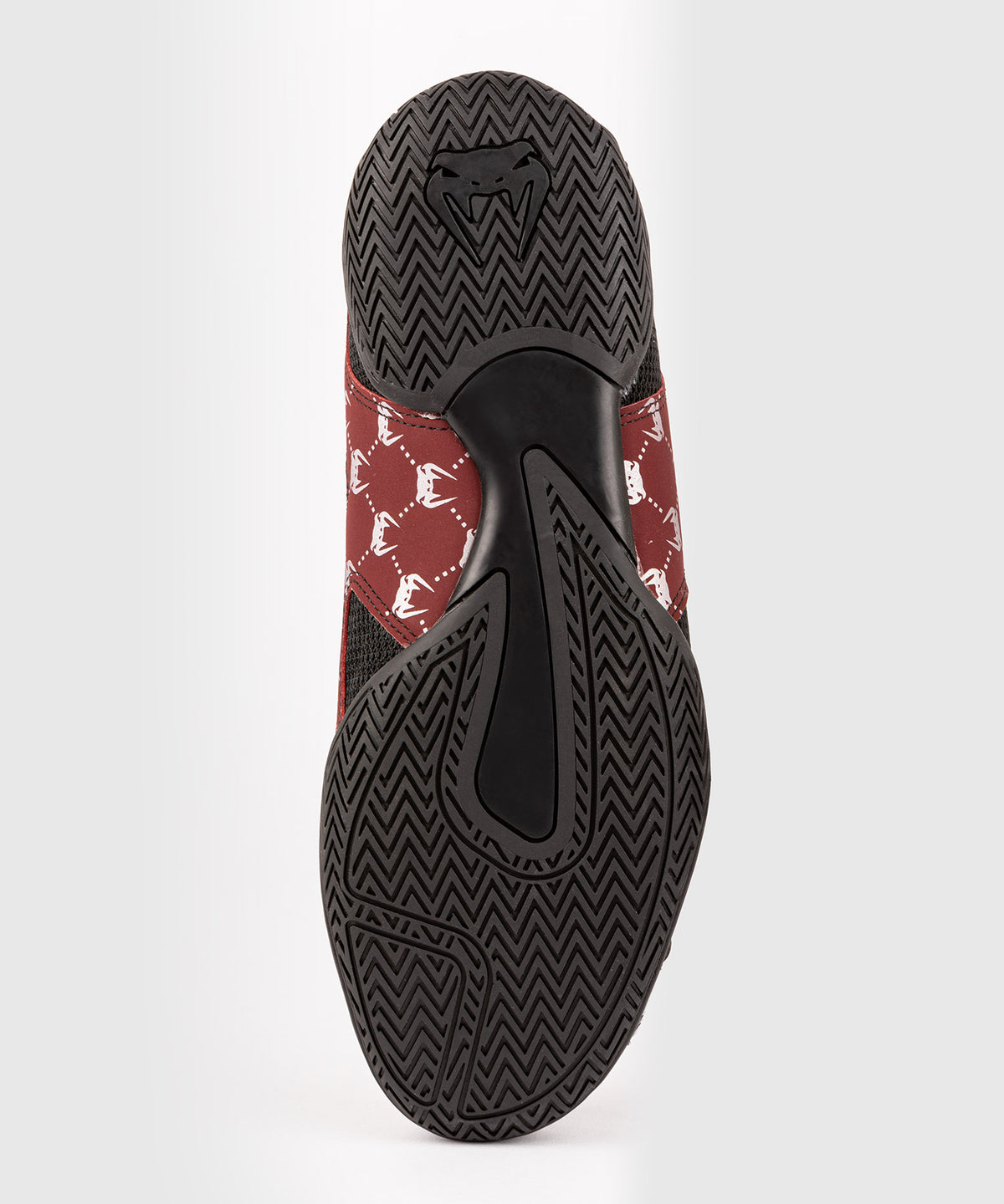 Chaussures de Boxe Venum Elite Evo Monogram - Noir/Bordeaux