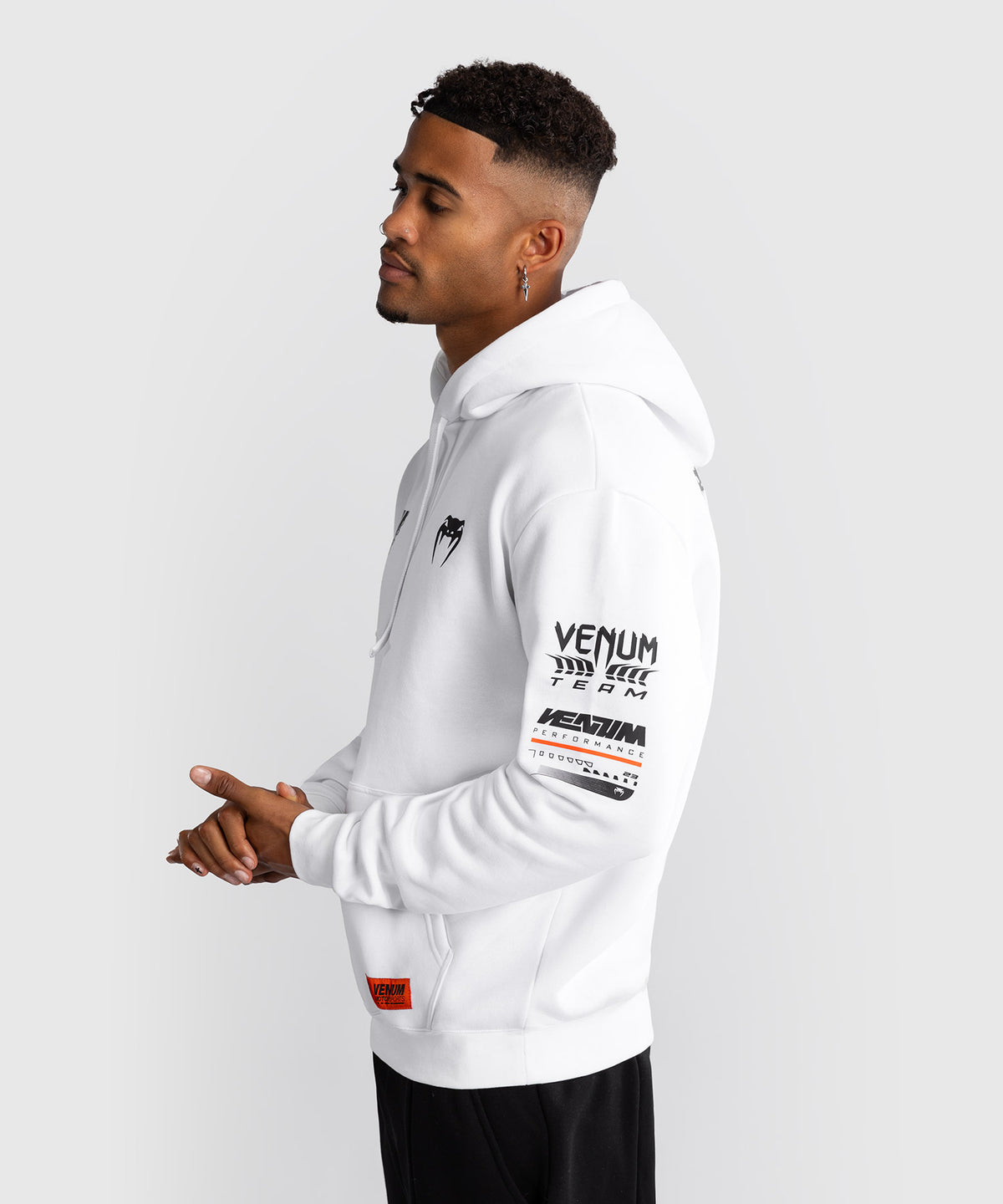 Venum Motorsport Hoodie - Schneeweiß